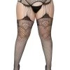 Leg Avenue Duchess Garter Belt Fishnet Stockings Garterbelt Stockings And Suspender Hose