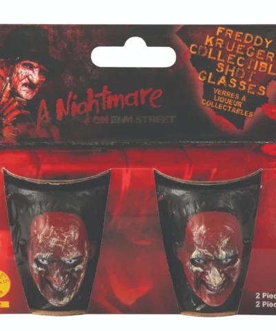 Rubies Nightmare On Elm Street Freddy Krueger Drinking Party Shot Glasses, Set Of 2