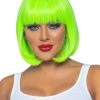 Leg Avenue 12" Neon Short Bob Wig Wigs