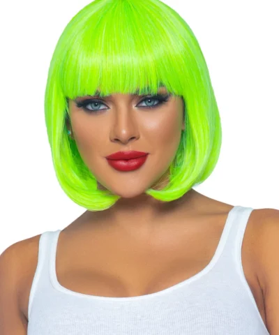 Leg Avenue 12" Neon Short Bob Wig Wigs