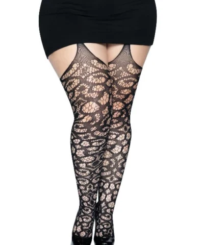 Leg Avenue Gia Lace Garter Belt Stockings Garterbelt Stockings And Suspender Hose