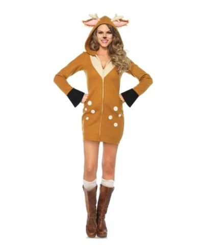 Leg Avenue 1PC Cozy Brown Fawn Costume