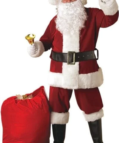 Rubies Rubie's Regal Crimson Santa Suit With Gloves