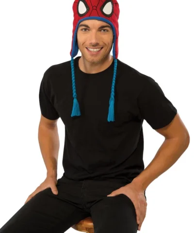 Rubies Best Selling Products Rubie's Marvel Men's Spider-Man Fleece Hat, Multi, One Size