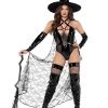 Roma 3pc Playboy Wicked Witch Costume Playboy Collections