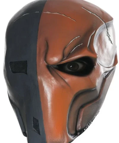 Rubies Face Mask Rubie's Costume Men's Arkham City Death Stroke 3/4 Vinyl Mask