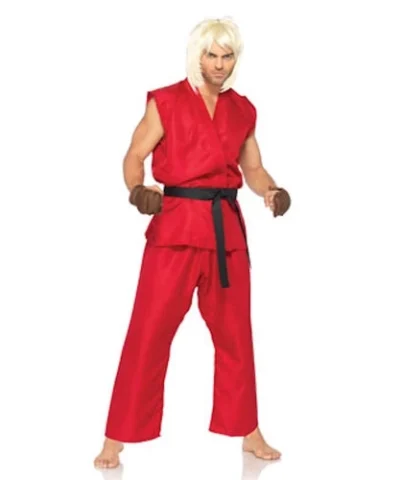 Leg Avenue Mens Licensed Costumes 4 PC Ken Street Fighter Costume