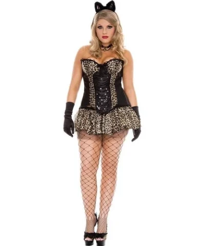 Music Legs 4 PC Luscious Leopard Ladies Costume