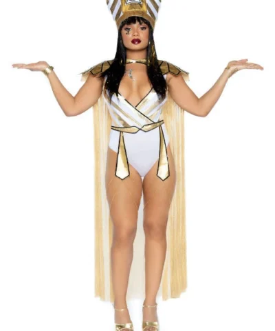 Legavenue 4 PC Queen Nefertiti Costume Warriors & Goddness