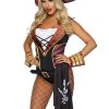 Legavenue Ladies Pirates 4 PC Sultry Swashbuckler Costume