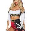 Leg Avenue 4 PC Wicked Pirate Wench Costume Ladies Pirates