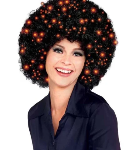 Rubies Fiber Optic Afro Wig