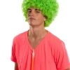 Rubies Green Rave Afro Wig Wigs