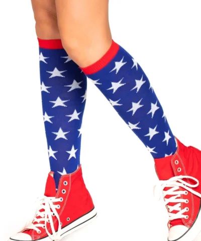 Leg Avenue Star Knee Highs