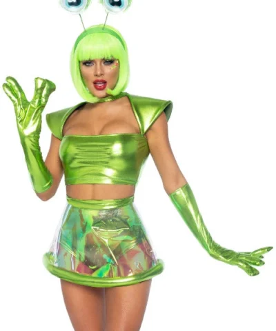 Leg Avenue Space & Aliens 5 PC Beam Me Up Babe Costume