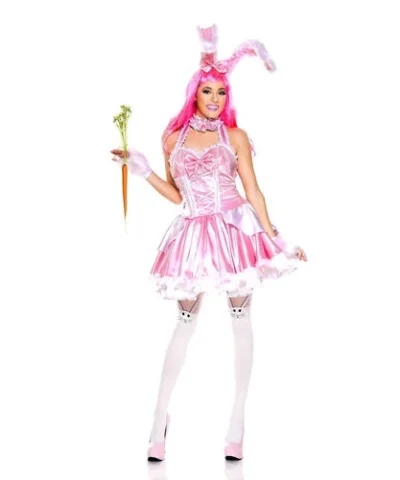 Music Legs Animals 5 PC Bunny Babe Womens Costume