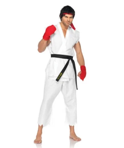 Leg Avenue Mens Licensed Costumes 5 PC Street Fighter Ryu Costume