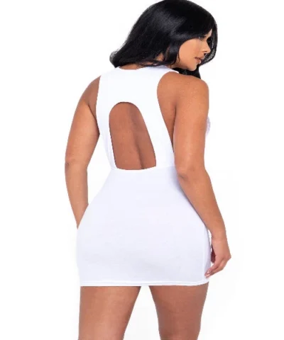 Roma Dresses Cutout High Neck Mini Dress