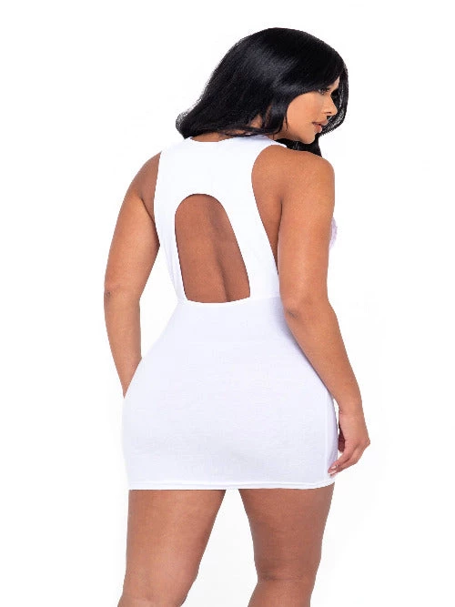 Roma Cutout Sculpted Mini Dress