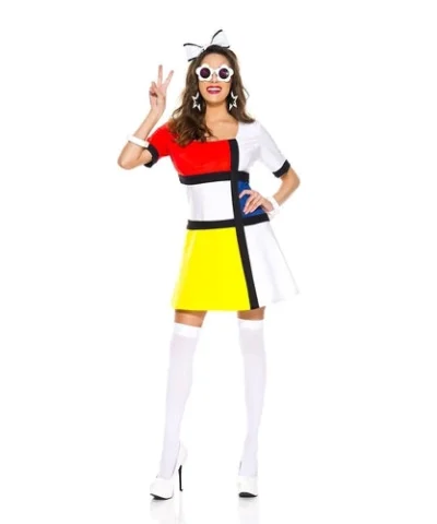 Music Legs Oldies Time Period 60's Mod Muse Costume