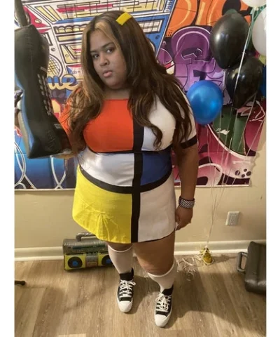 Music Legs Oldies Time Period 60's Mod Muse Costume