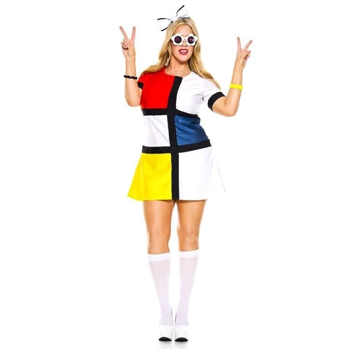 Music Legs Oldies Time Period 60's Mod Muse Costume