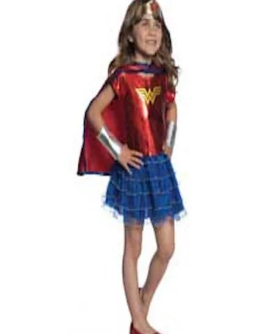 Rubies Kids Licensed Costumes Rubie's Justice League Child's Wonder Woman Costume Tutu Dress
