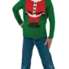 Rubies Kids Santa Head Christmas Sweater Holiday Kids Costume