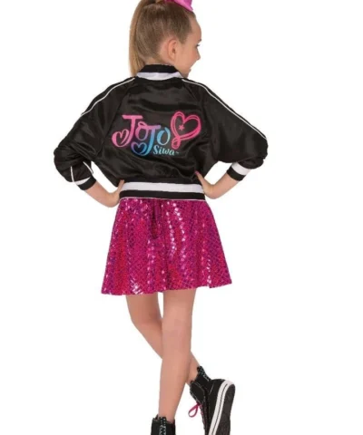 Rubies Rubie's JoJo Siwa Bomber Jacket With Skirt And Bow, Kids Licensed Costumes