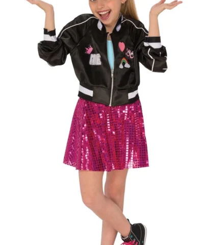 Rubies Rubie's JoJo Siwa Bomber Jacket With Skirt And Bow, Kids Licensed Costumes
