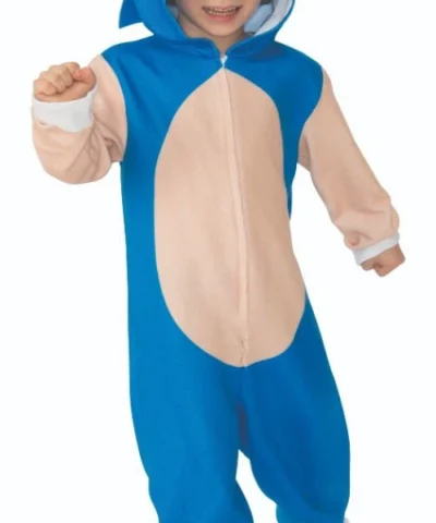 Rubies Kids Unisex Sonic Oversized Jumpsuit