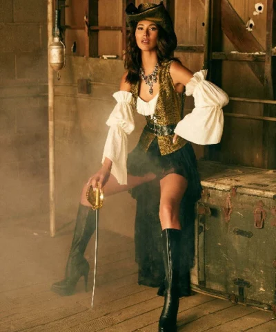 Roma 6 Pc Pirate Queen Costume