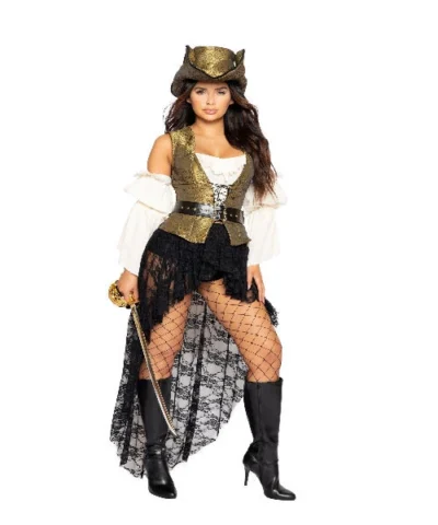 Roma 6 Pc Pirate Queen Costume