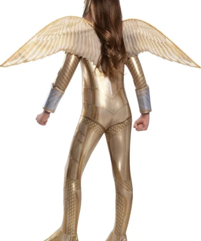 Rubies Kids Gold Armored Wonder Woman Costume - Wonder Woman 1984 Kids Licensed Costumes