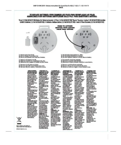 Rubies Mens Licensed Costumes Adult Baby Shark Baby Shark Costume