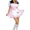 Music Legs Pink Gingham Muffet Costume