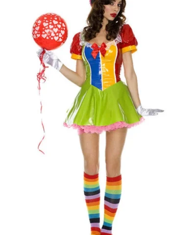 Music Legs Sexy Clown On The Town Costume Circus & Clowns