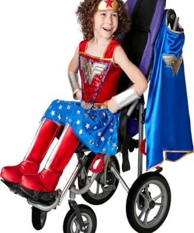 Rubies WWM- Wonder Woman Adaptive Chi Kids Licensed Costumes