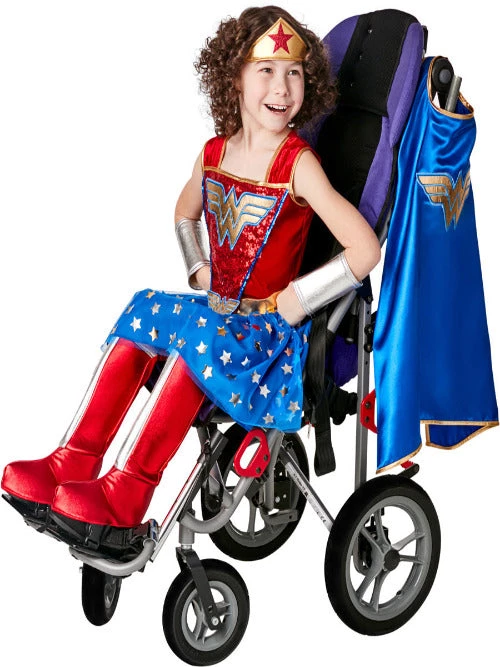 Rubies WWM- Wonder Woman Adaptive Chi Kids Licensed Costumes