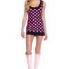 Musiclegs Sexy Feelin' Polka Dot Gogo Women Costume Oldies Time Period