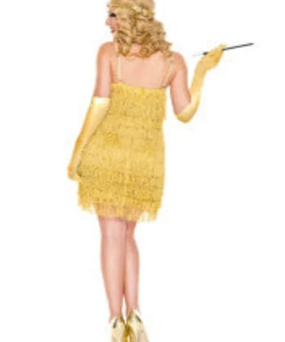 Music Legs Women's Lustrous Flapper Oldies Time Period