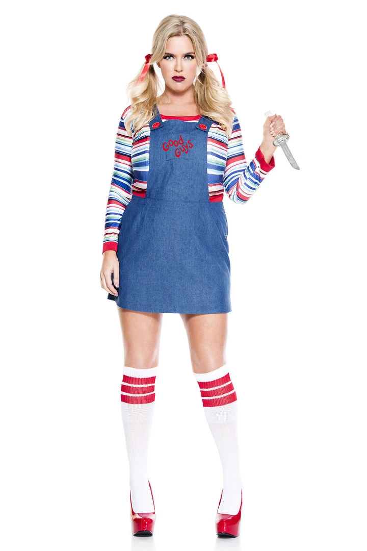 Music Legs Nightmare Killer Doll Costume Spooky