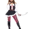Music Legs Seven Seas Pirate Women Costume Ladies Pirates
