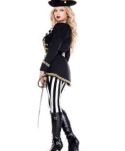 Music Legs High Seas Captain Women Costume Ladies Pirates