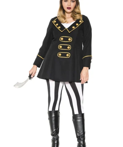 Music Legs High Class Pirate Women Costume Ladies Pirates