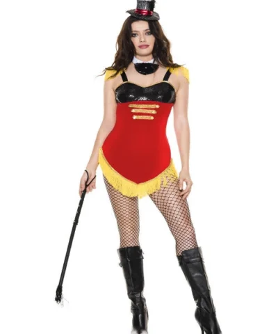 Music Legs Circus & Clowns Ring Leader Women Costume