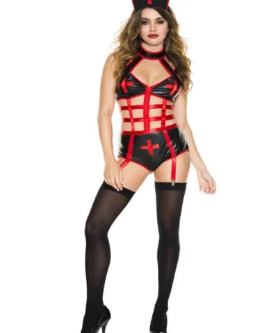 Music Legs Perky Nurse Women Costume