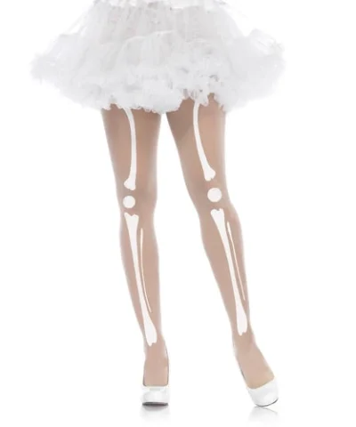 Leg Avenue Halloween And Holiday Hosiery Skeleton Bone Women's Tights