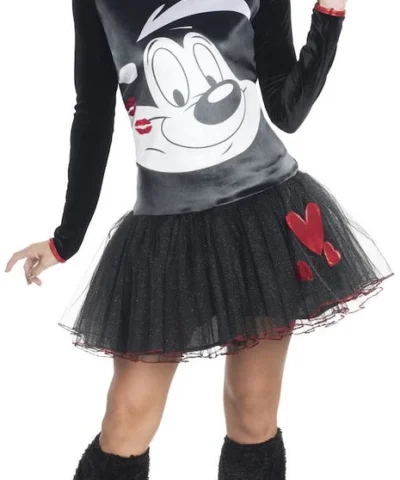 Rubies Hooded Tutu Dress Adult Pepe Le Pew Costume