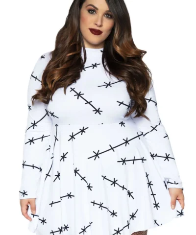Leg Avenue Spooky Stitch T-Shirt Dress